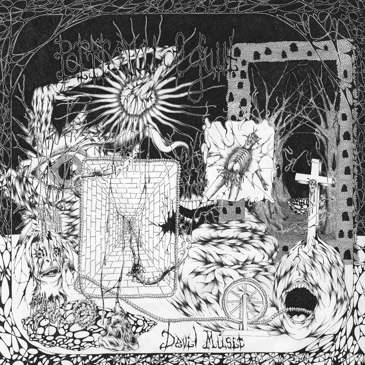 Portrayal of Guilt — Devil Music, vinyl LP album cover