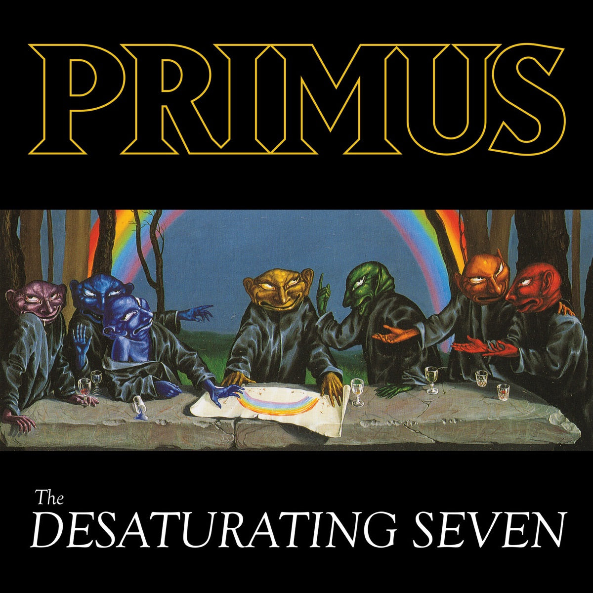 Primus — The Desaturating Seven, vinyl LP album cover