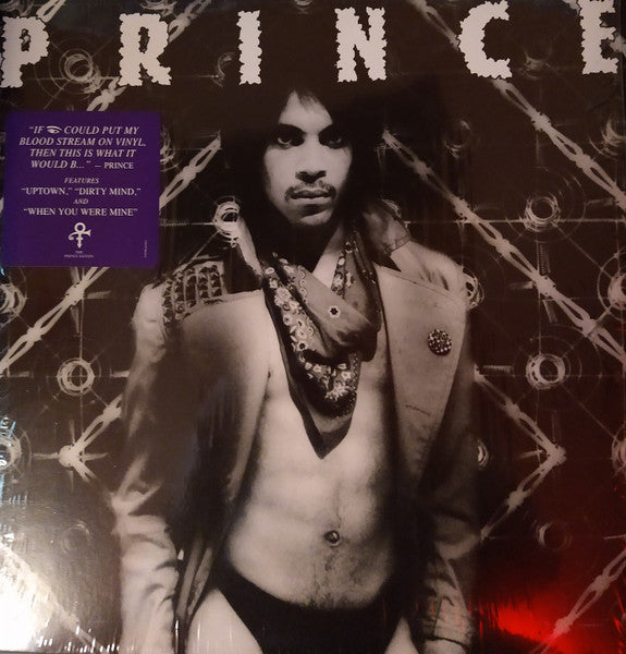 Prince — Dirty Mind, vinyl LP album cover