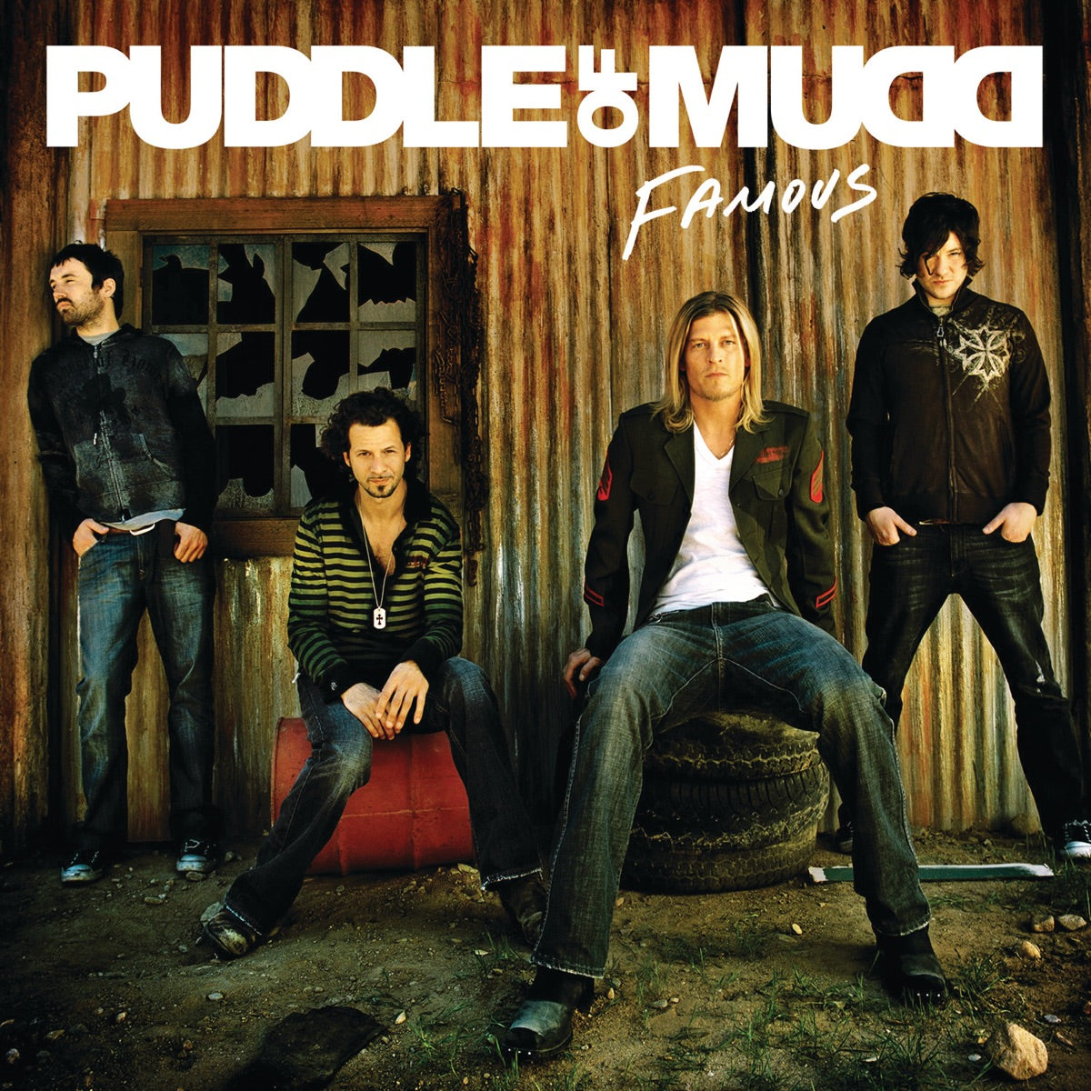 Puddle of Mudd — Famous, vinyl LP album cover