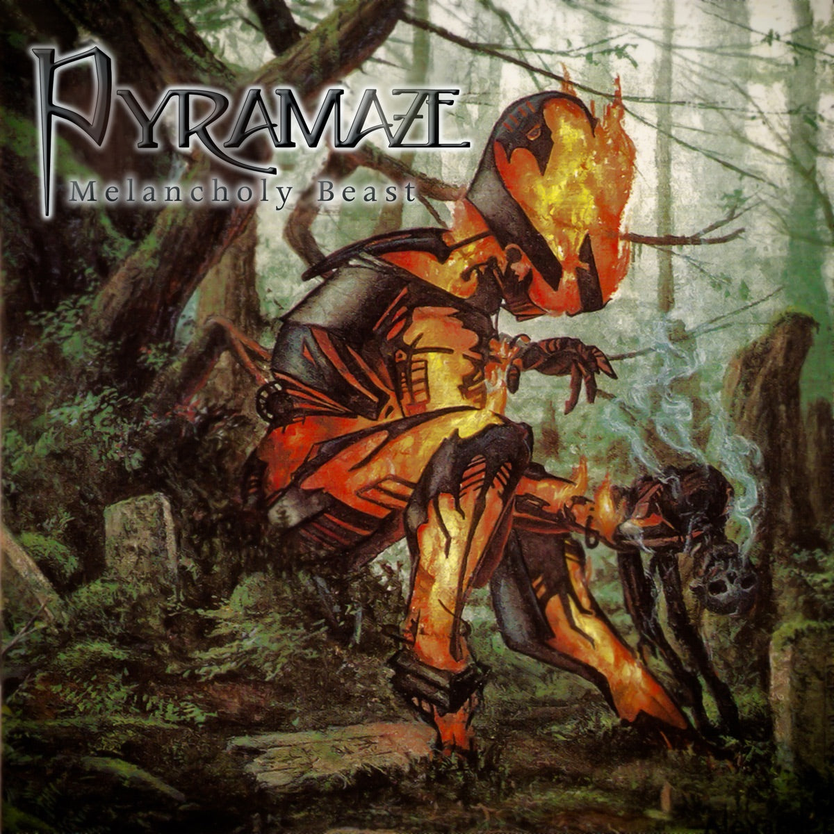 Pyramaze — Melancholy Beast, vinyl LP album cover