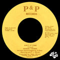 Queen Yahna — Ain't It Time - Single, vinyl LP album cover