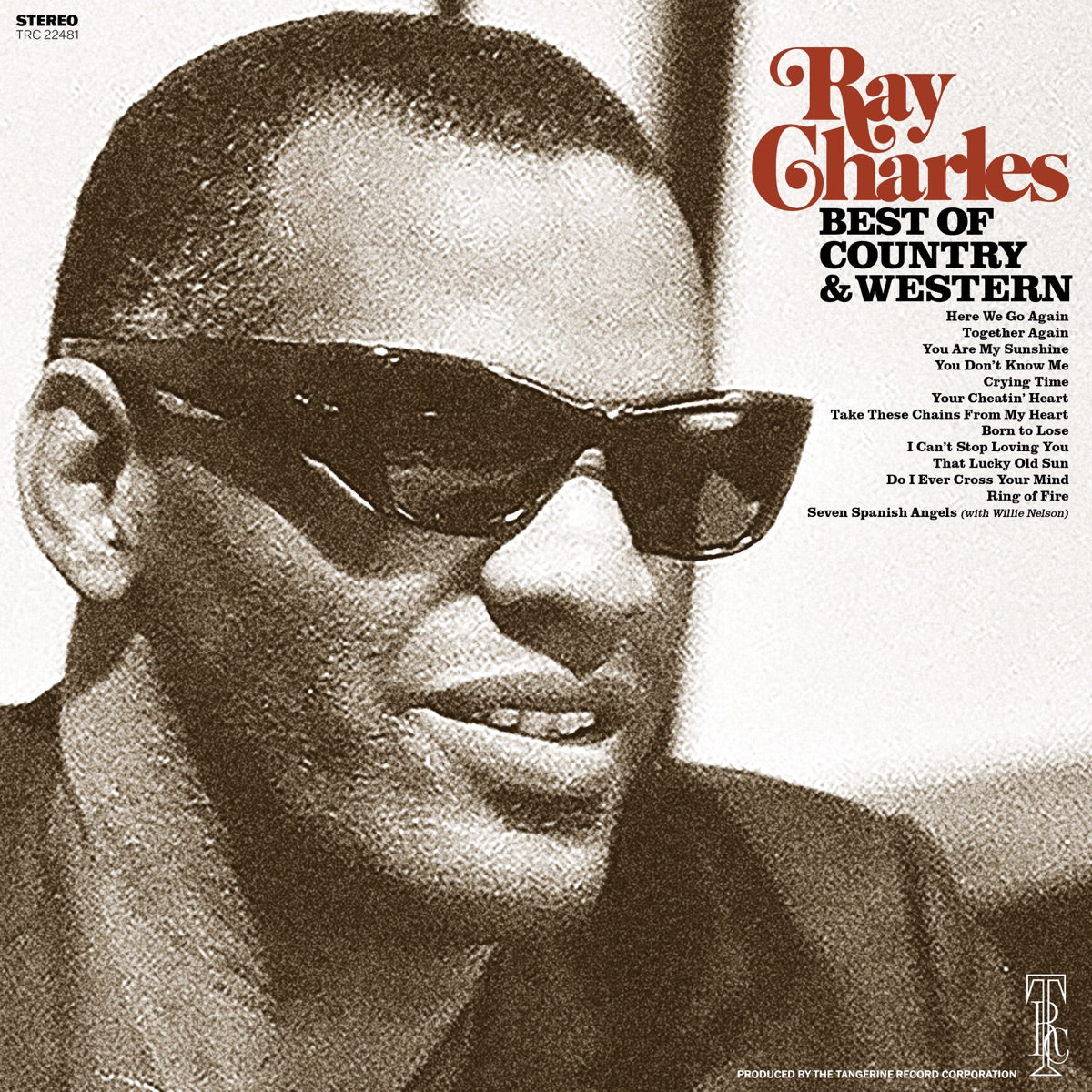 Ray Charles — Best Of Country & Western (2024 Remaster), vinyl LP album cover