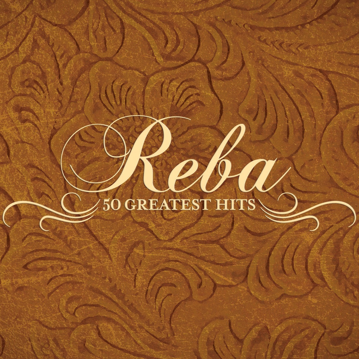 Reba McEntire — 50 Greatest Hits, vinyl LP album cover