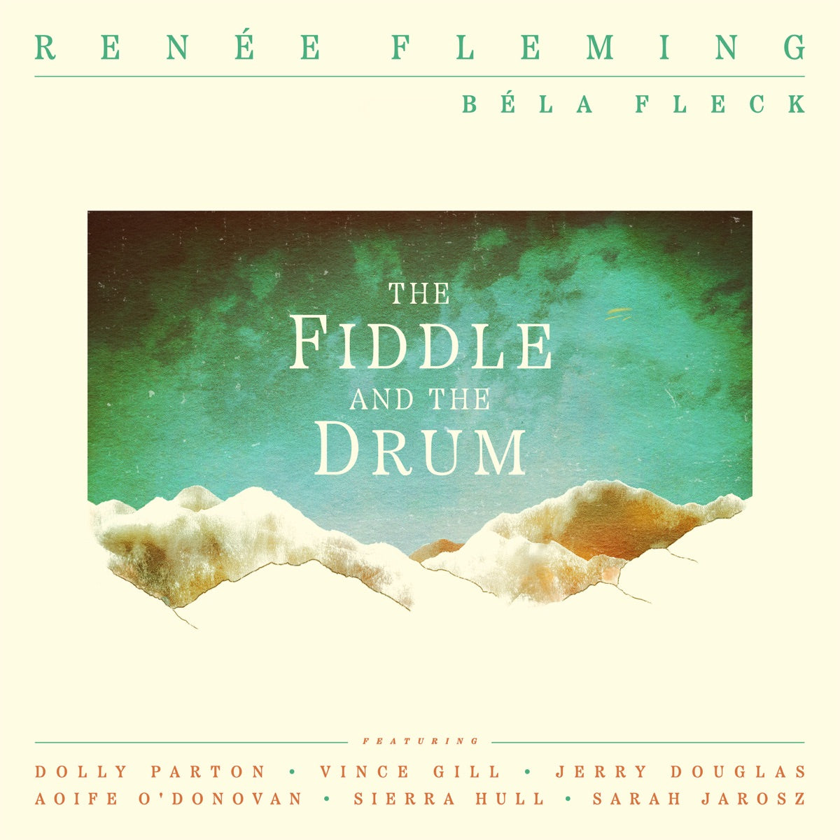 Renée Fleming & Béla Fleck — The Fiddle and the Drum, vinyl LP album cover