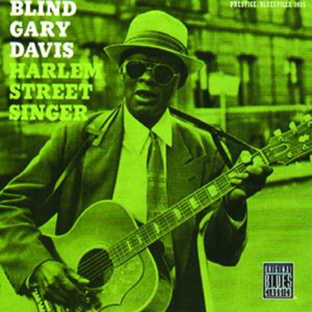 Reverend Gary Davis — Harlem Street Singer, vinyl LP album cover