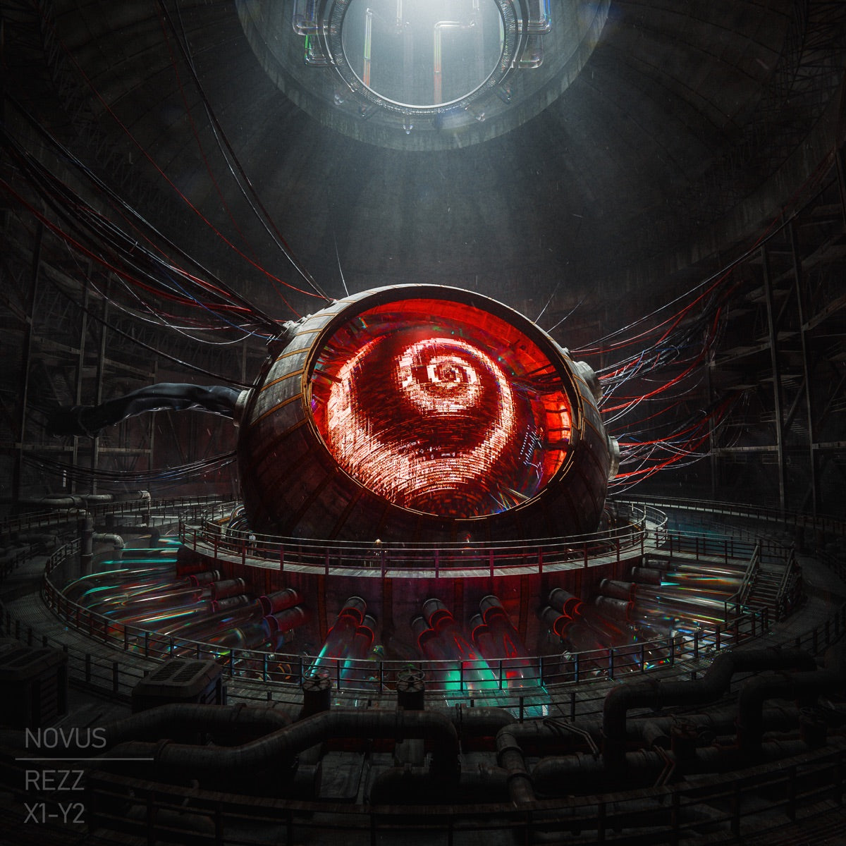 Rezz & X1-Y2 — NOVUS - EP, vinyl LP album cover