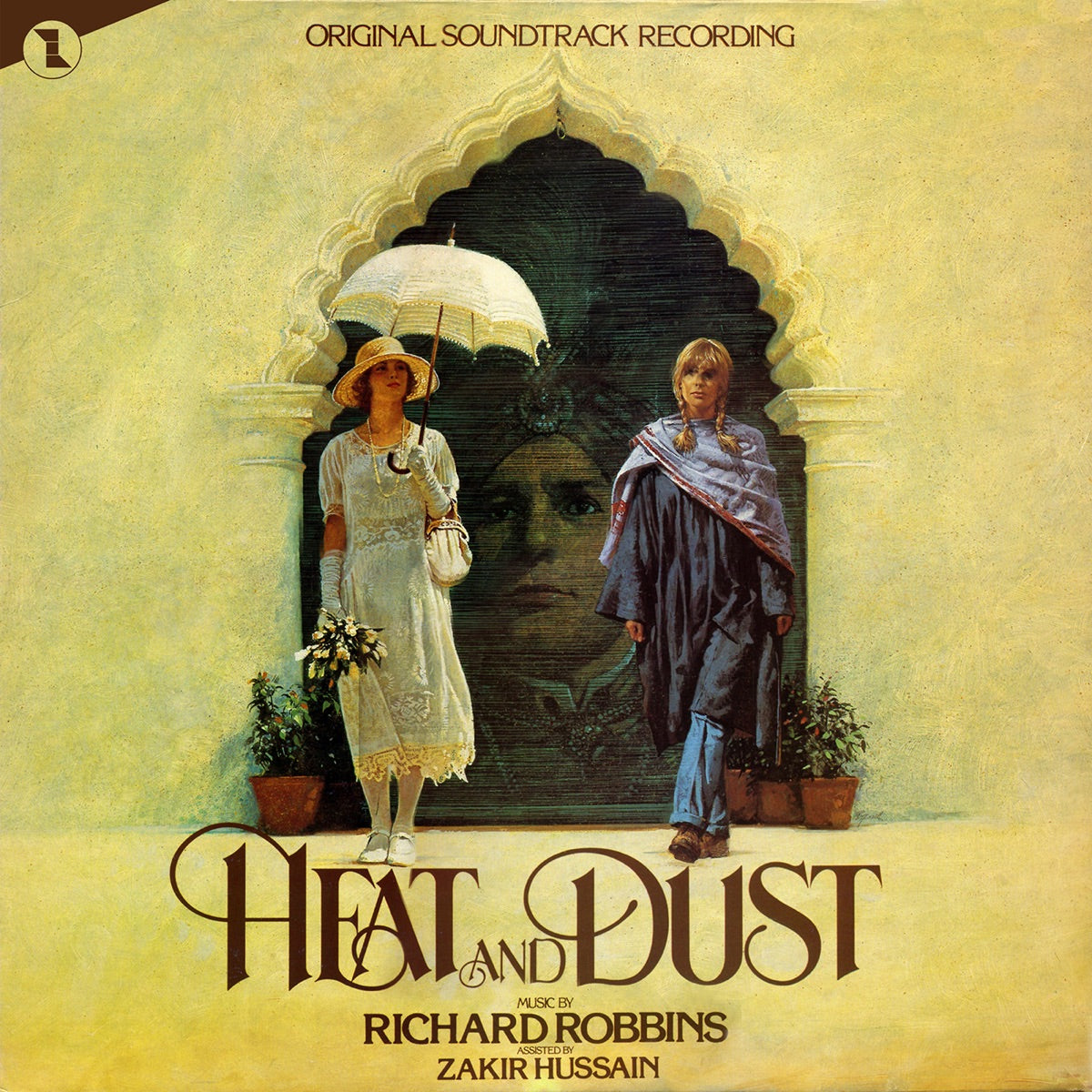 Richard Robbins — Heat and Dust (Original Soundtrack Recording), vinyl LP album cover