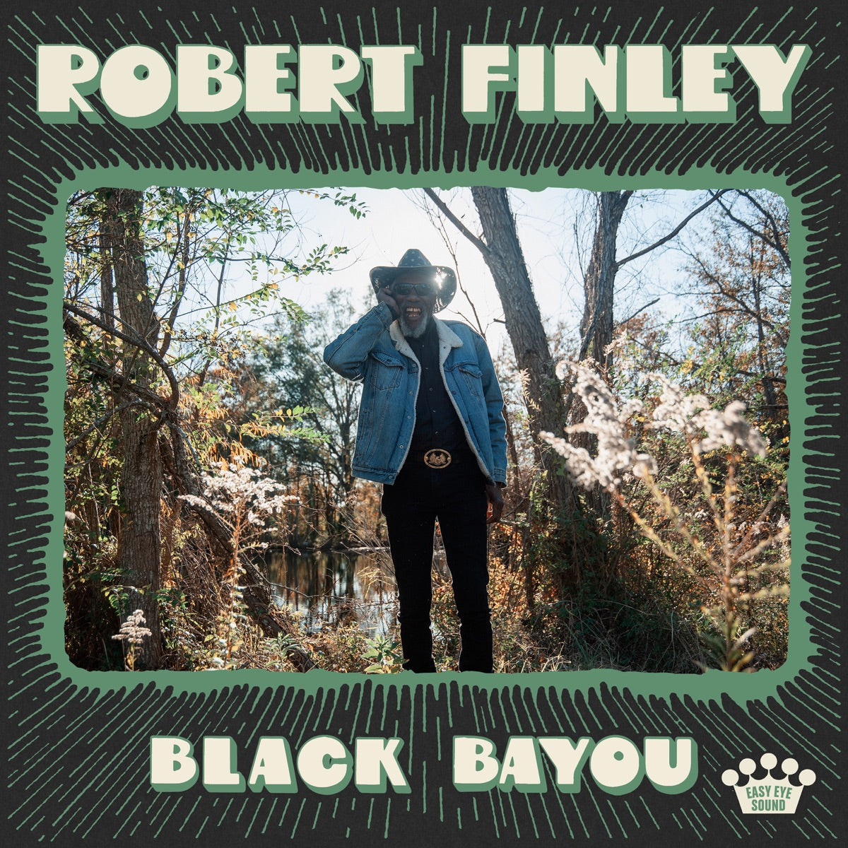 Robert Finley — Black Bayou, vinyl LP album cover
