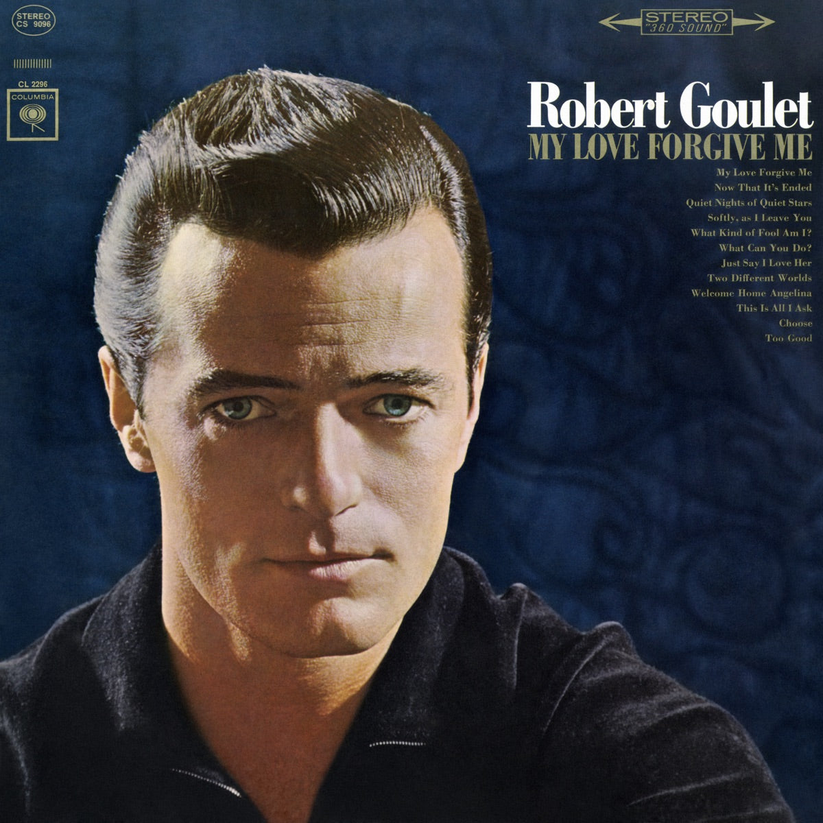 Robert Goulet — My Love Forgive Me, vinyl LP album cover