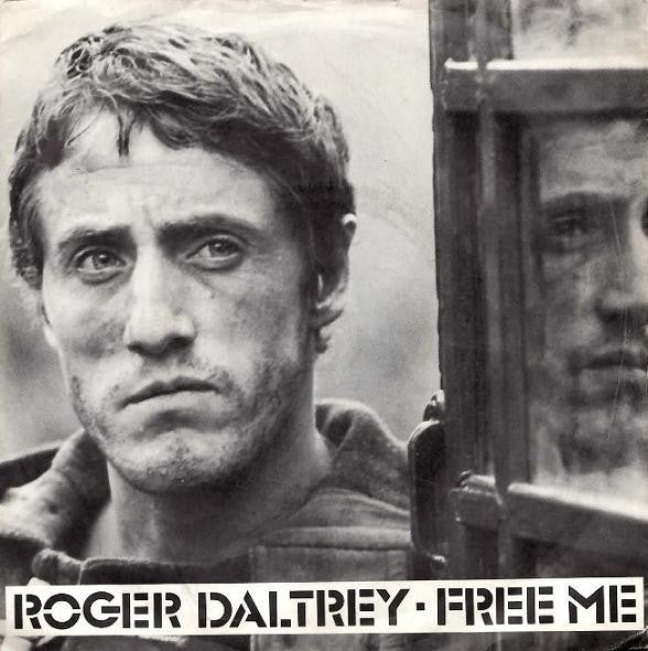 Roger Daltrey — Free Me, 7-inch vinyl single album cover