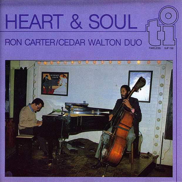 Ron Carter & Cedar Walton — Heart & Soul, vinyl LP album cover
