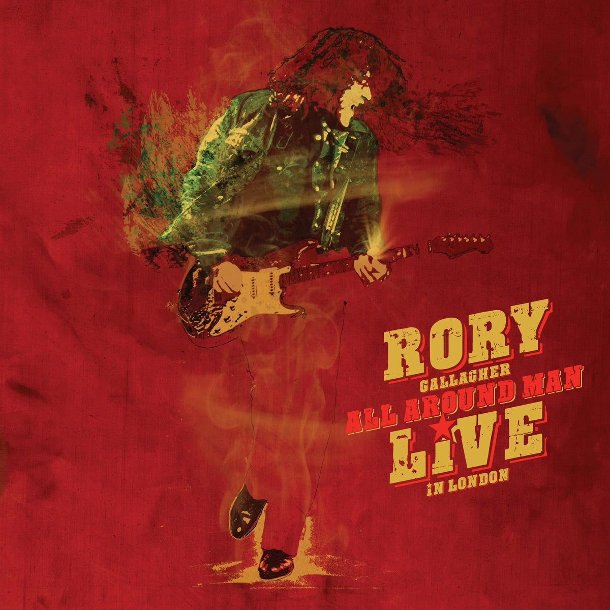 Rory Gallagher — All Around Man – Live In London (Deluxe), vinyl LP album cover