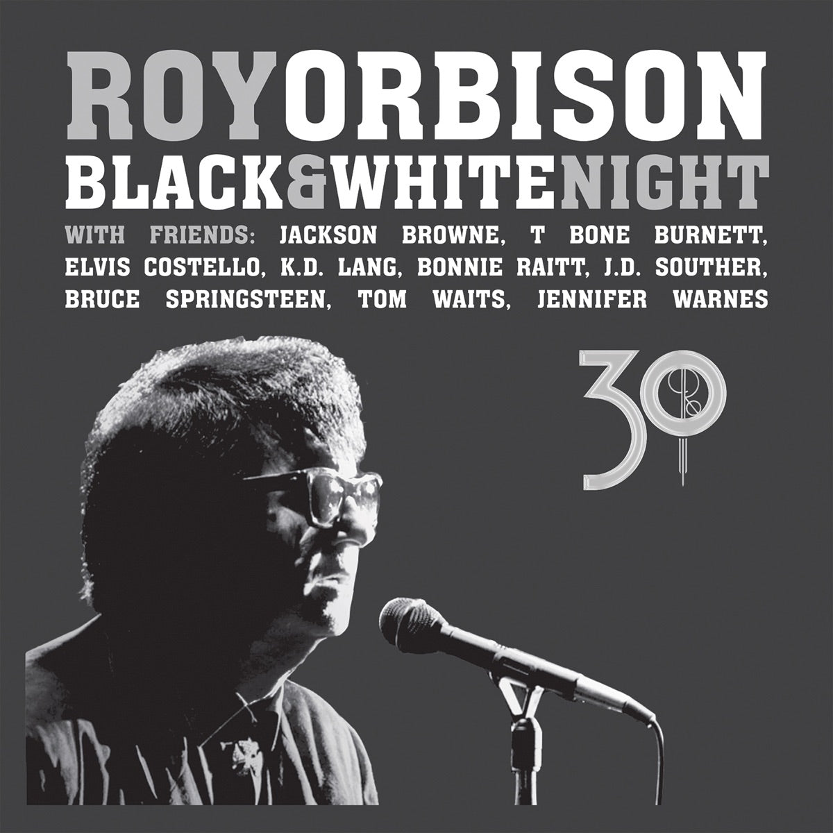Roy Orbison — Black & White Night 30 (Live), CD album cover