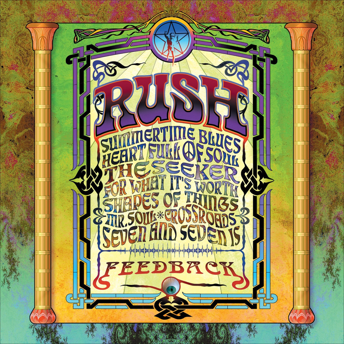 Rush — Feedback - EP, vinyl LP album cover