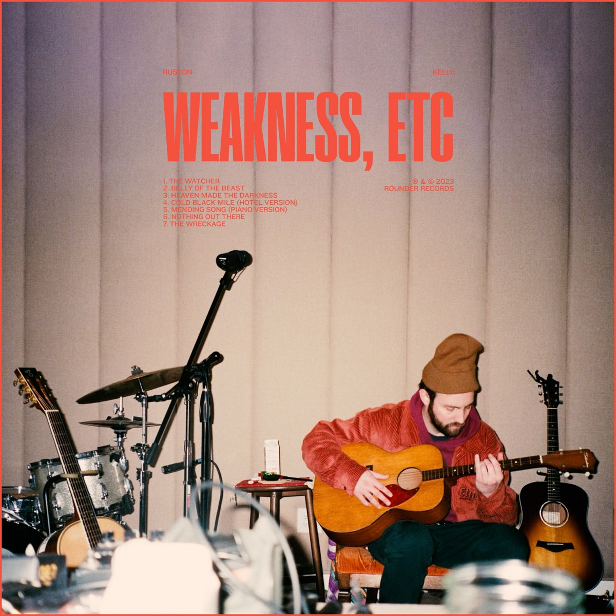 Ruston Kelly — Weakness, Etc, vinyl LP album cover