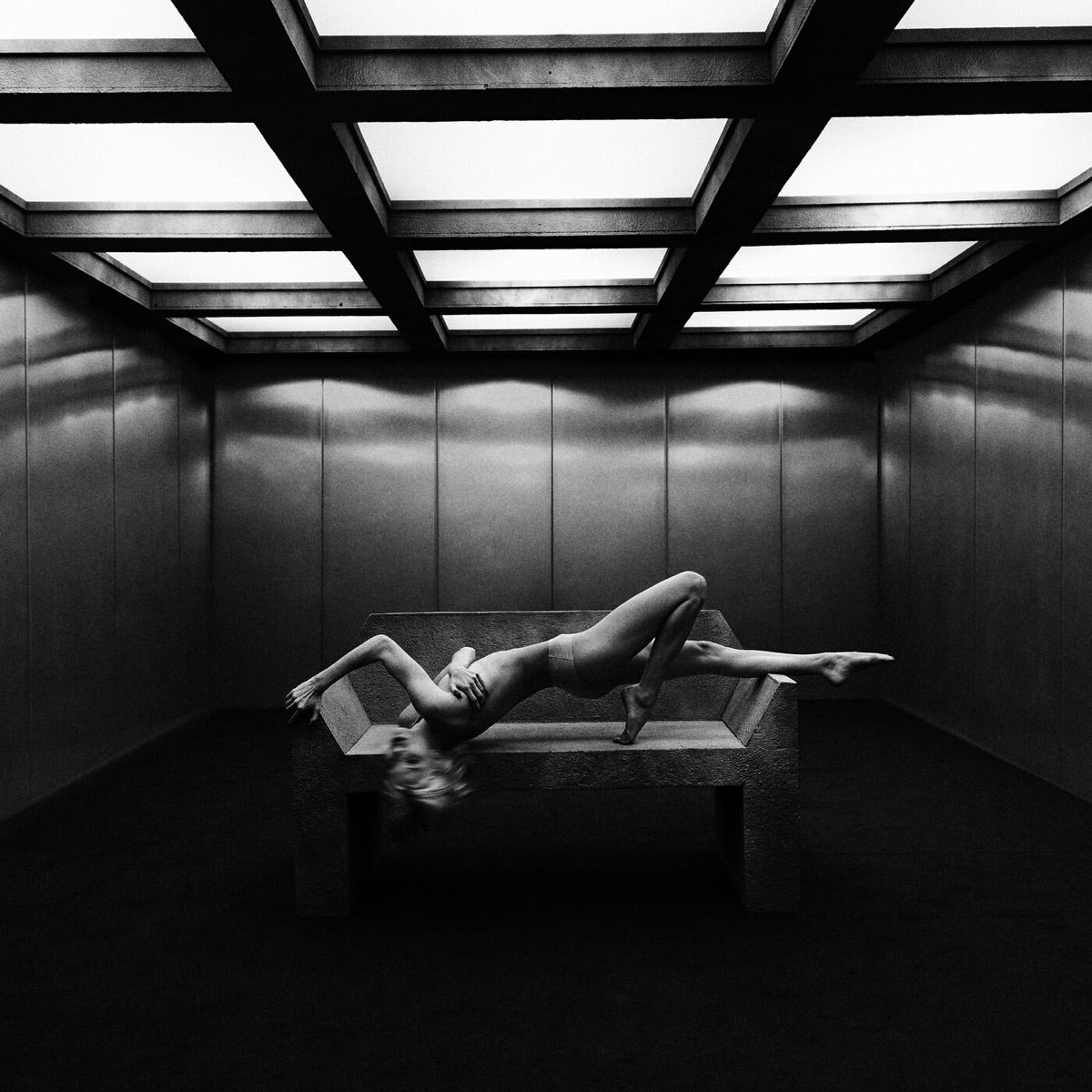 sace6 — brutalist, vinyl LP album cover
