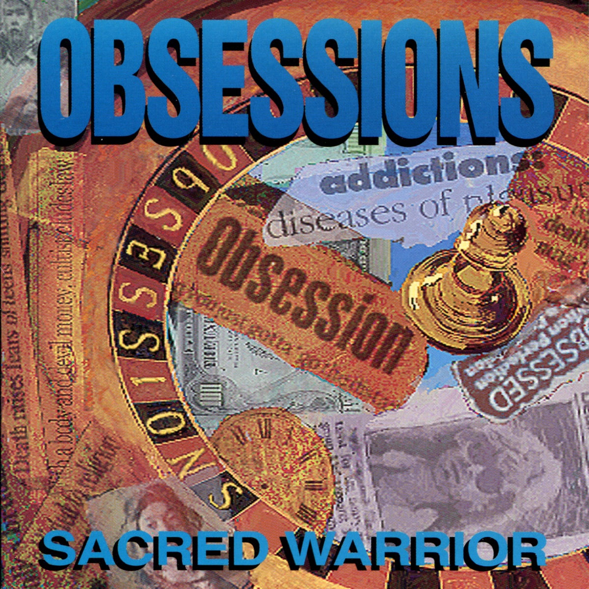 Sacred Warrior — Obsessions (Remastered), vinyl LP album cover