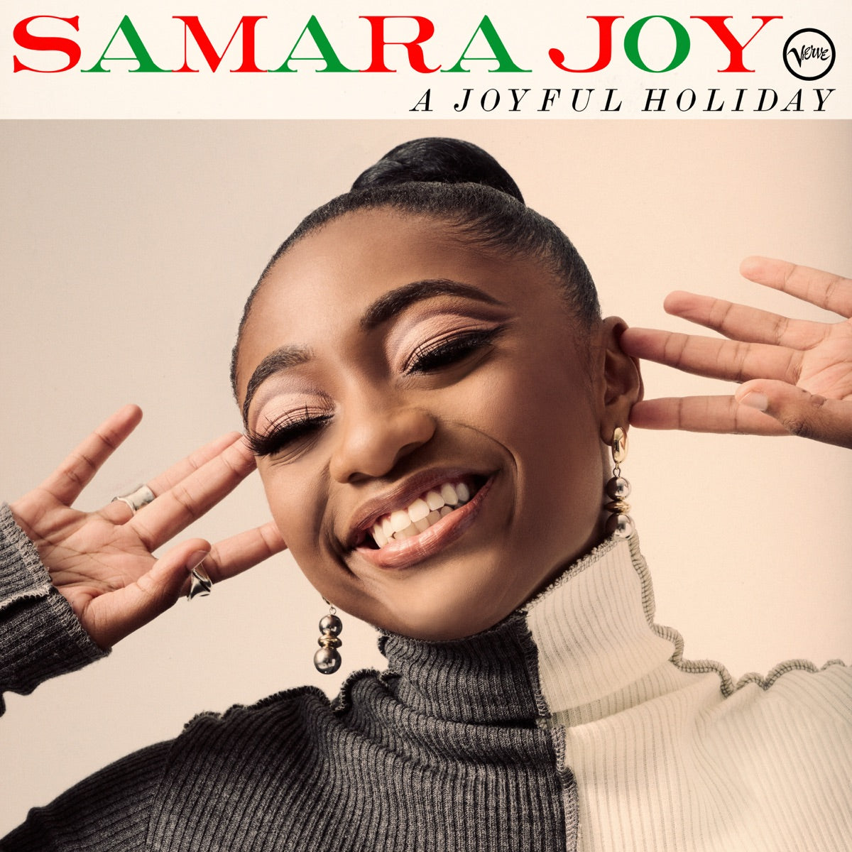 Samara Joy — A Joyful Holiday - EP, vinyl LP album cover