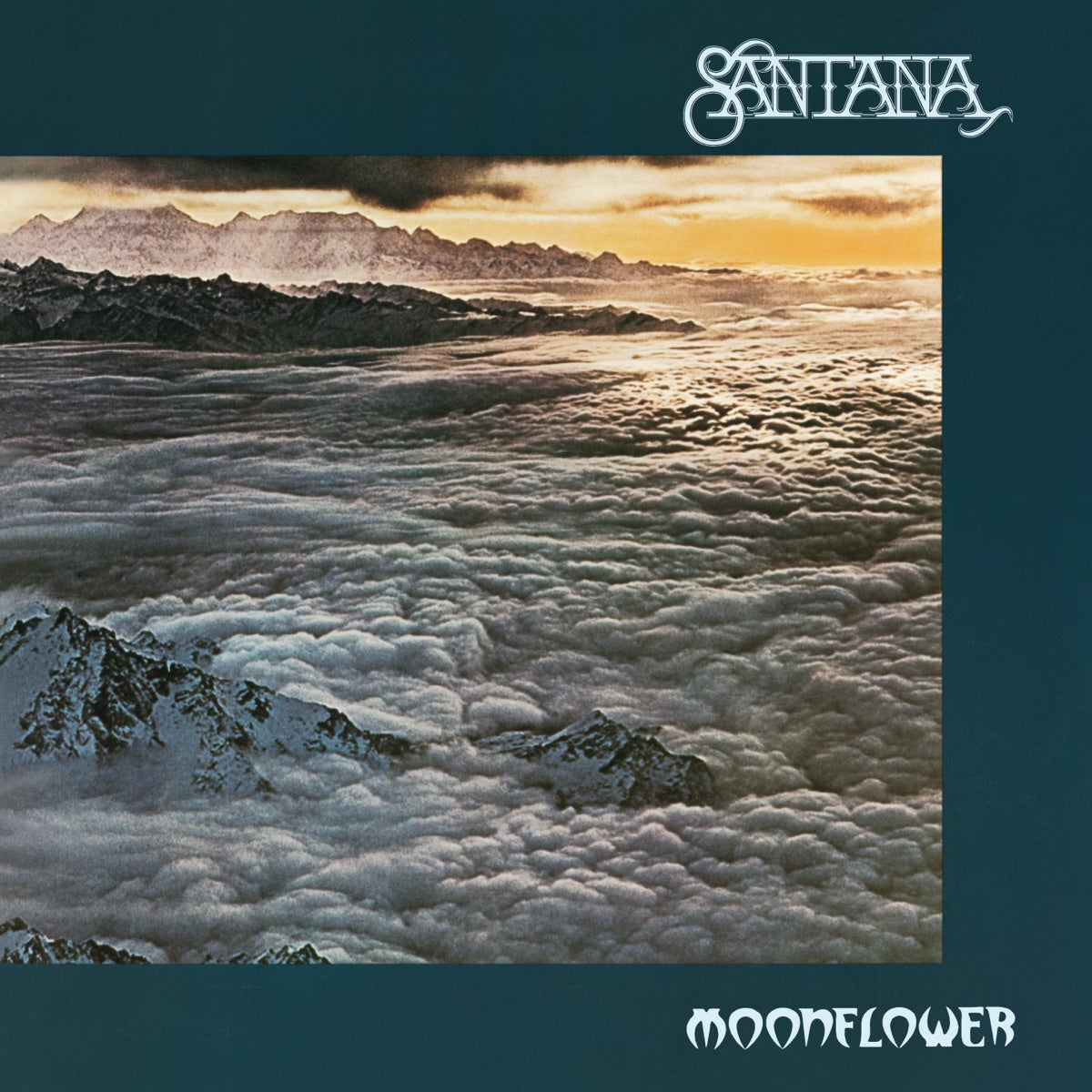 Santana — Moonflower, 7-inch vinyl single album cover