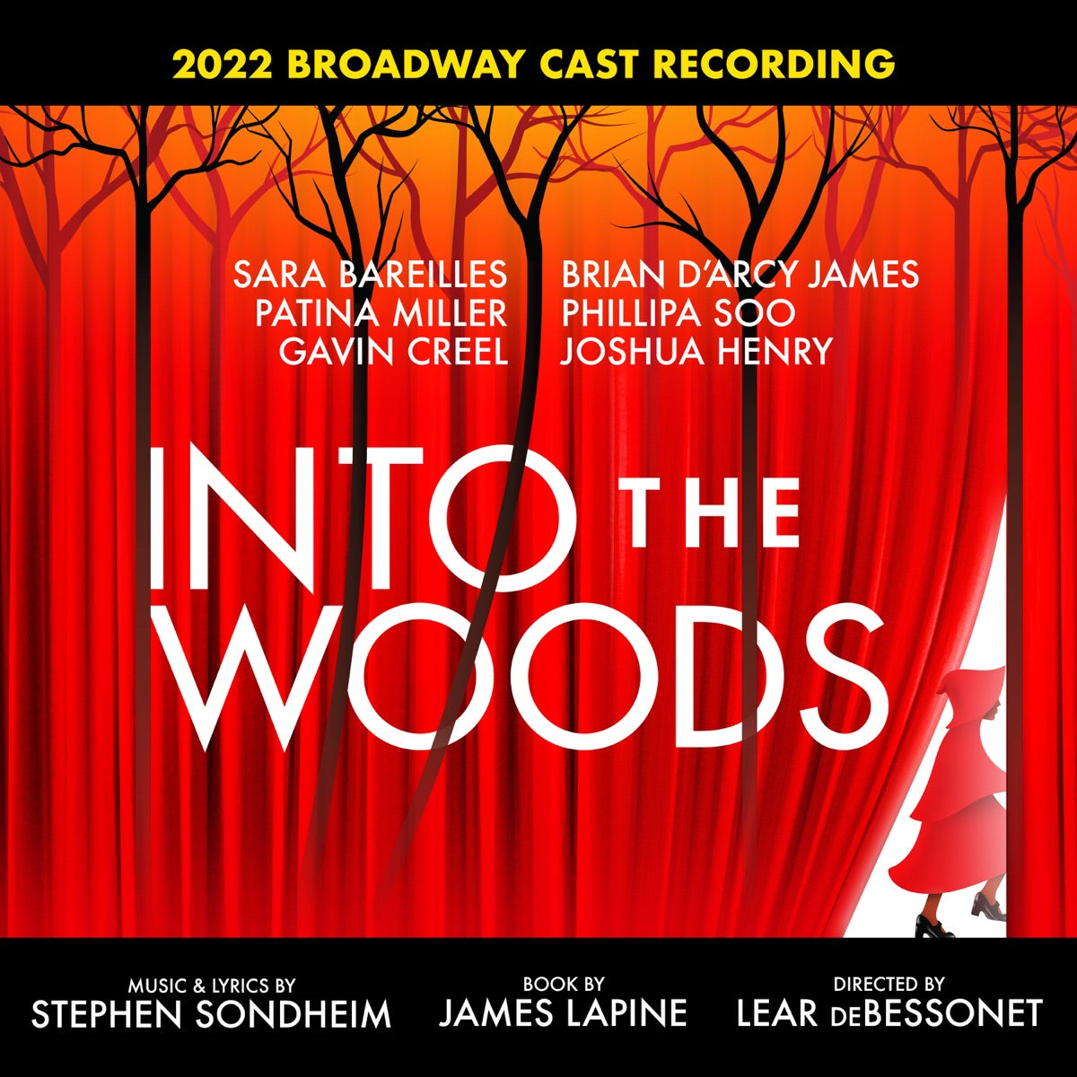 Sara Bareilles, Stephen Sondheim & ‘Into The Woods’ 2022 Broadway Cast — Into The Woods (2022 Broadway Cast Recording), vinyl LP album cover