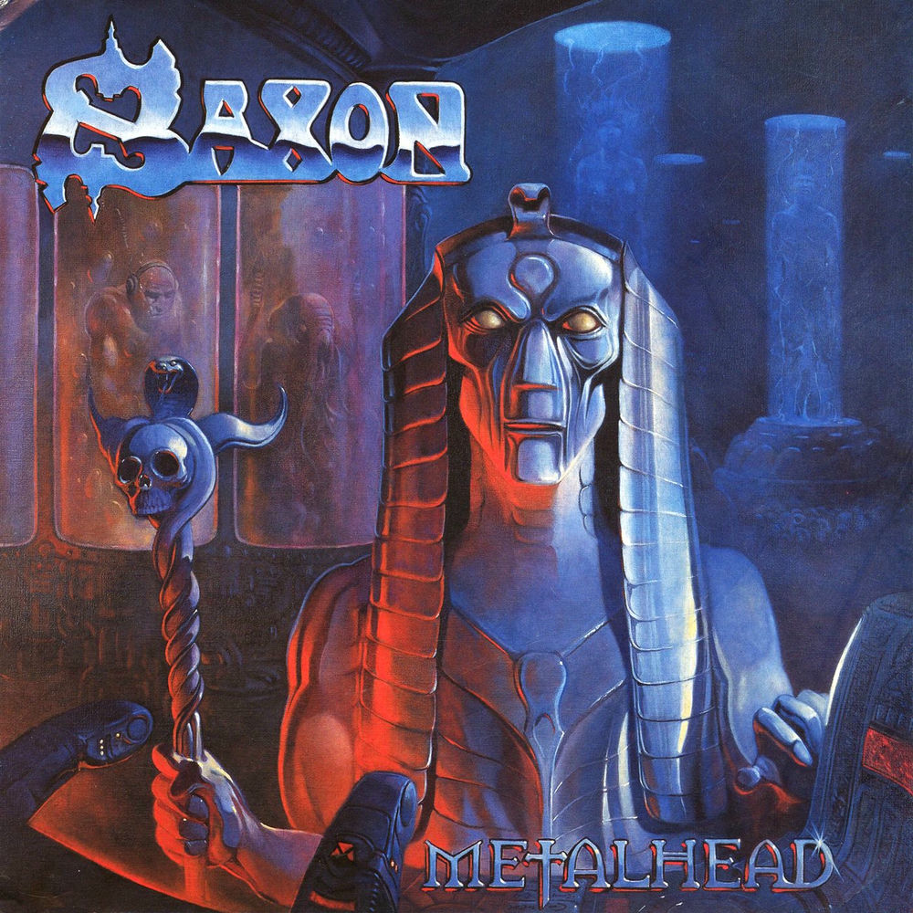 Saxon — Metalhead, vinyl LP album cover