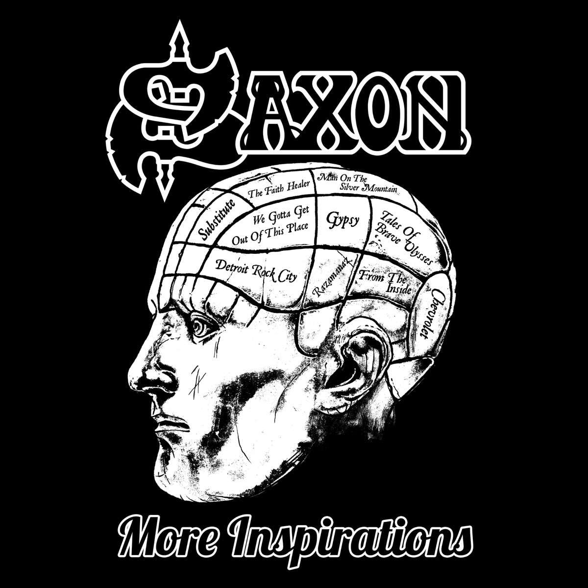 Saxon — More Inspirations, vinyl LP album cover