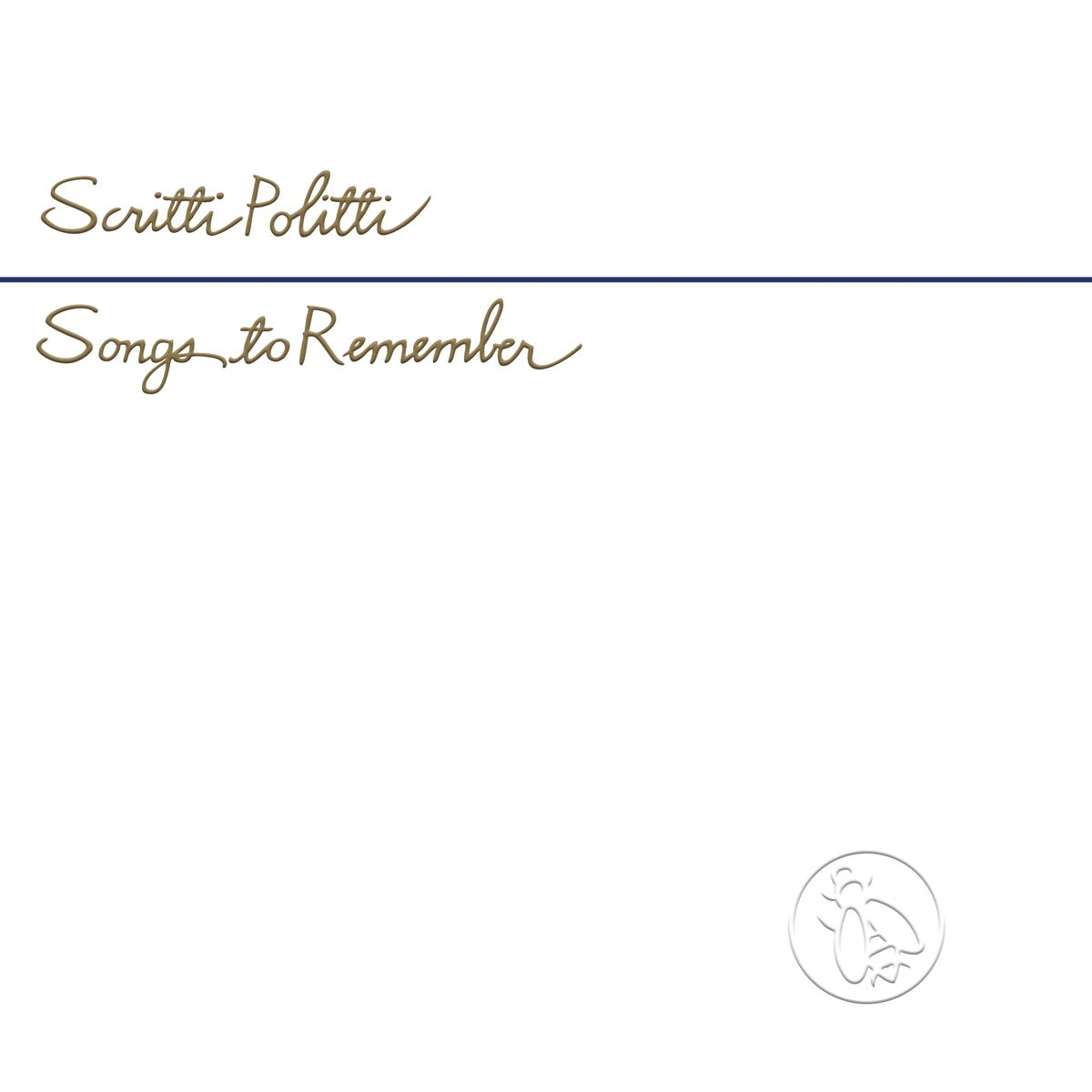 Scritti Politti — Songs to Remember (2026 Remaster), vinyl LP album cover