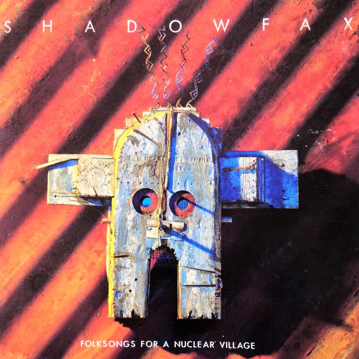 Shadowfax — Folksongs for a Nuclear Village, vinyl LP album cover