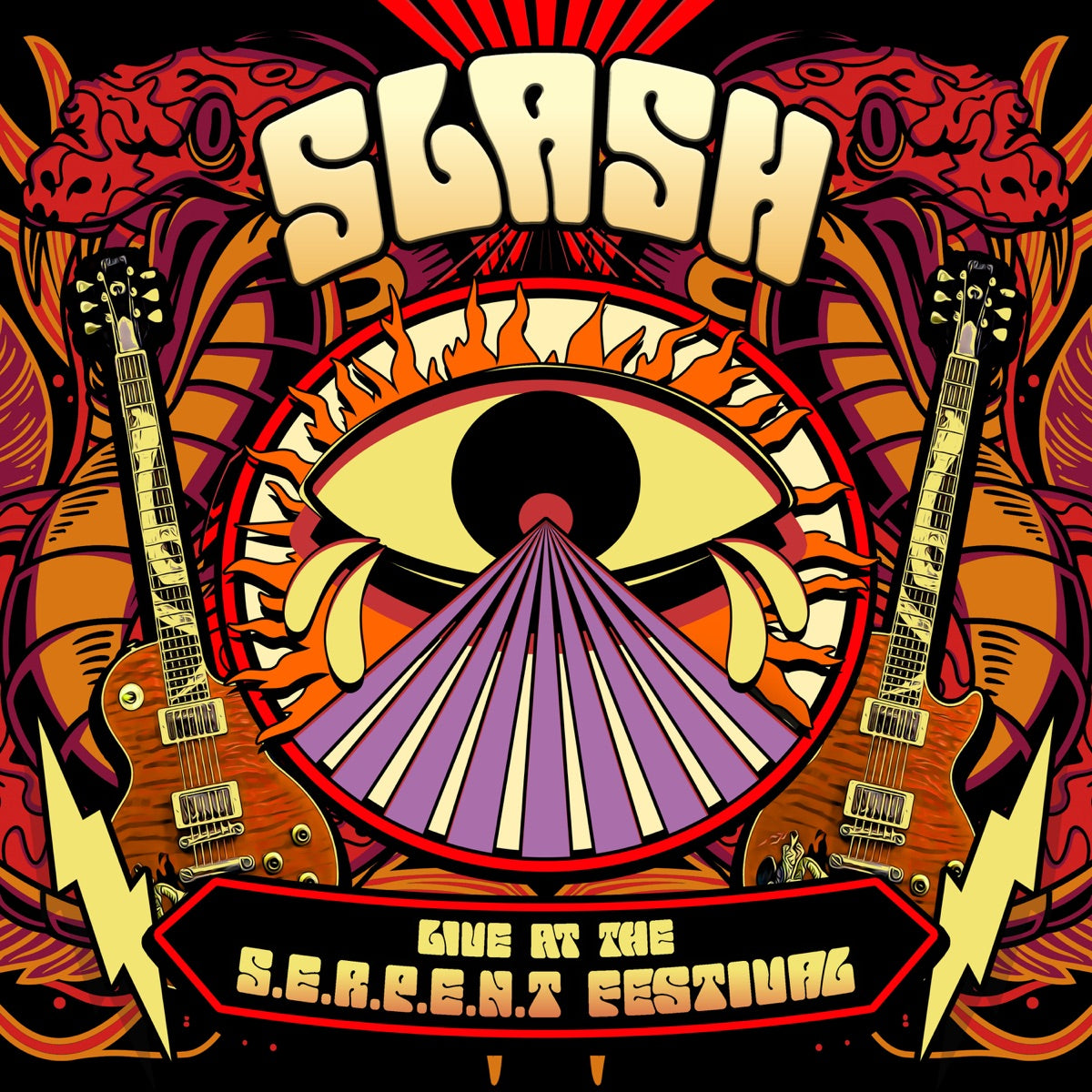 Slash — Live at the S.E.R.P.E.N.T Festival, vinyl LP album cover