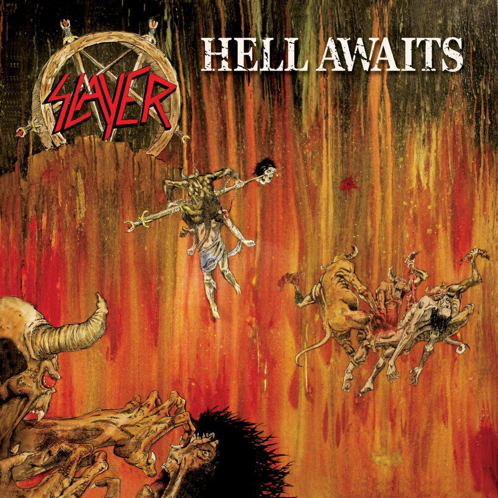 Slayer — Hell Awaits, vinyl LP album cover