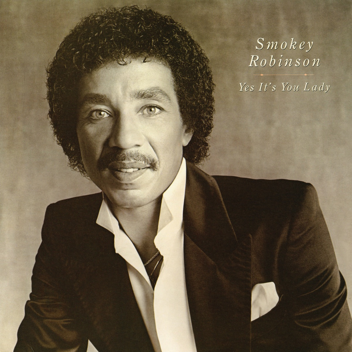 Smokey Robinson — Yes It's You Lady, 7-inch vinyl single album cover