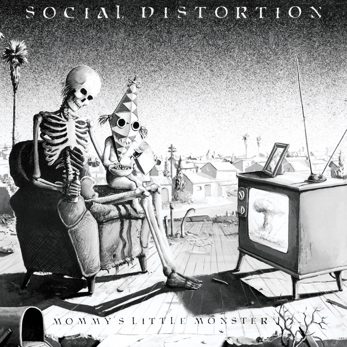 Social Distortion — Mommy's Little Monster, vinyl LP album cover
