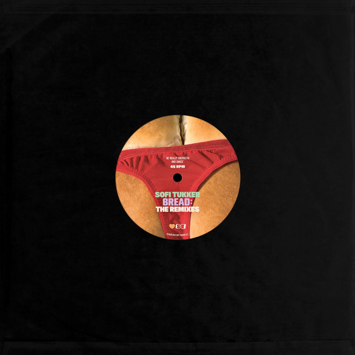 SOFI TUKKER — Bread: The Remixes - Single, vinyl LP album cover