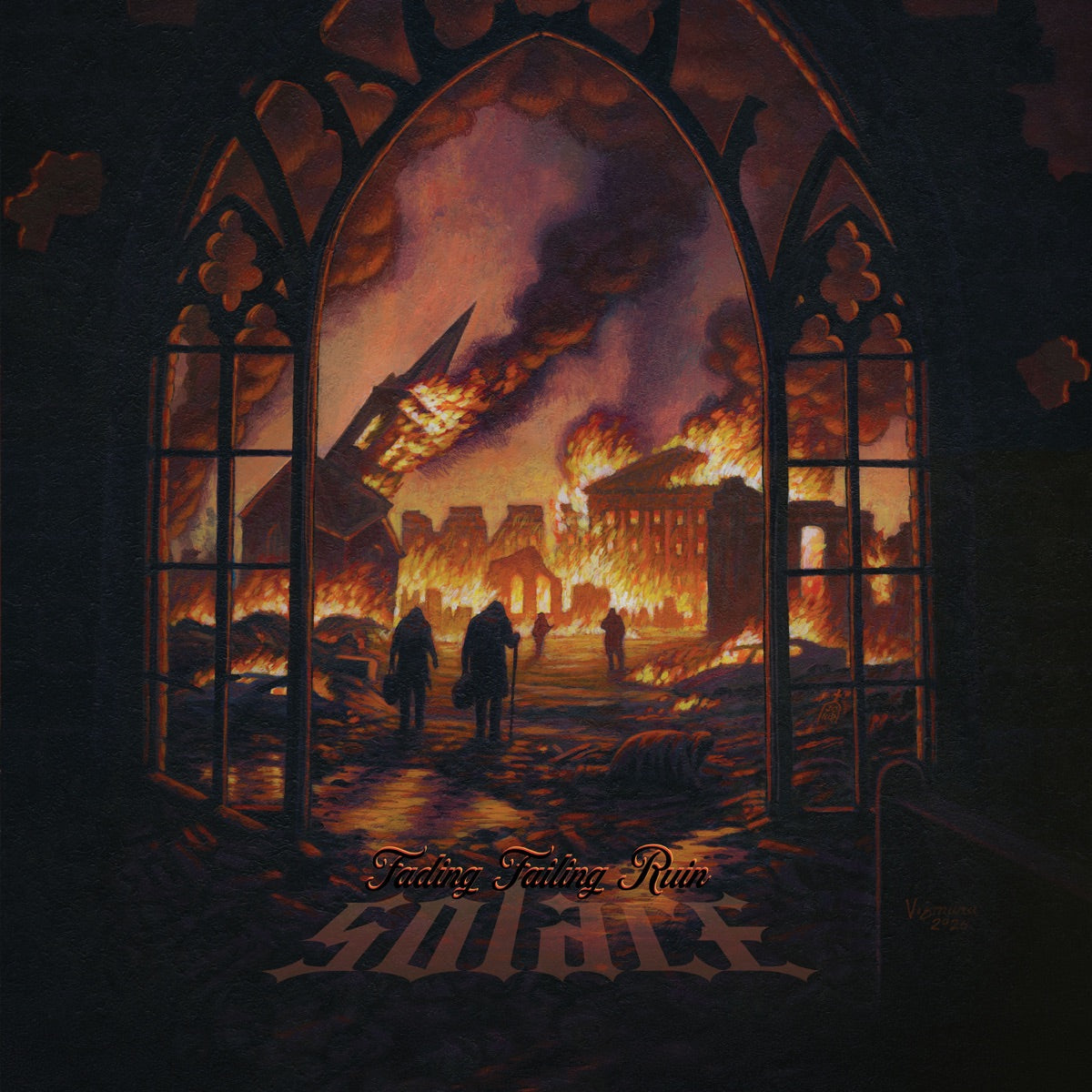 Solace — Fading Failing Ruin, vinyl LP album cover