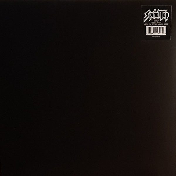 Spinal Tap — From The Original Motion Picture Soundtrack "This Is Spinal Tap", vinyl LP album cover