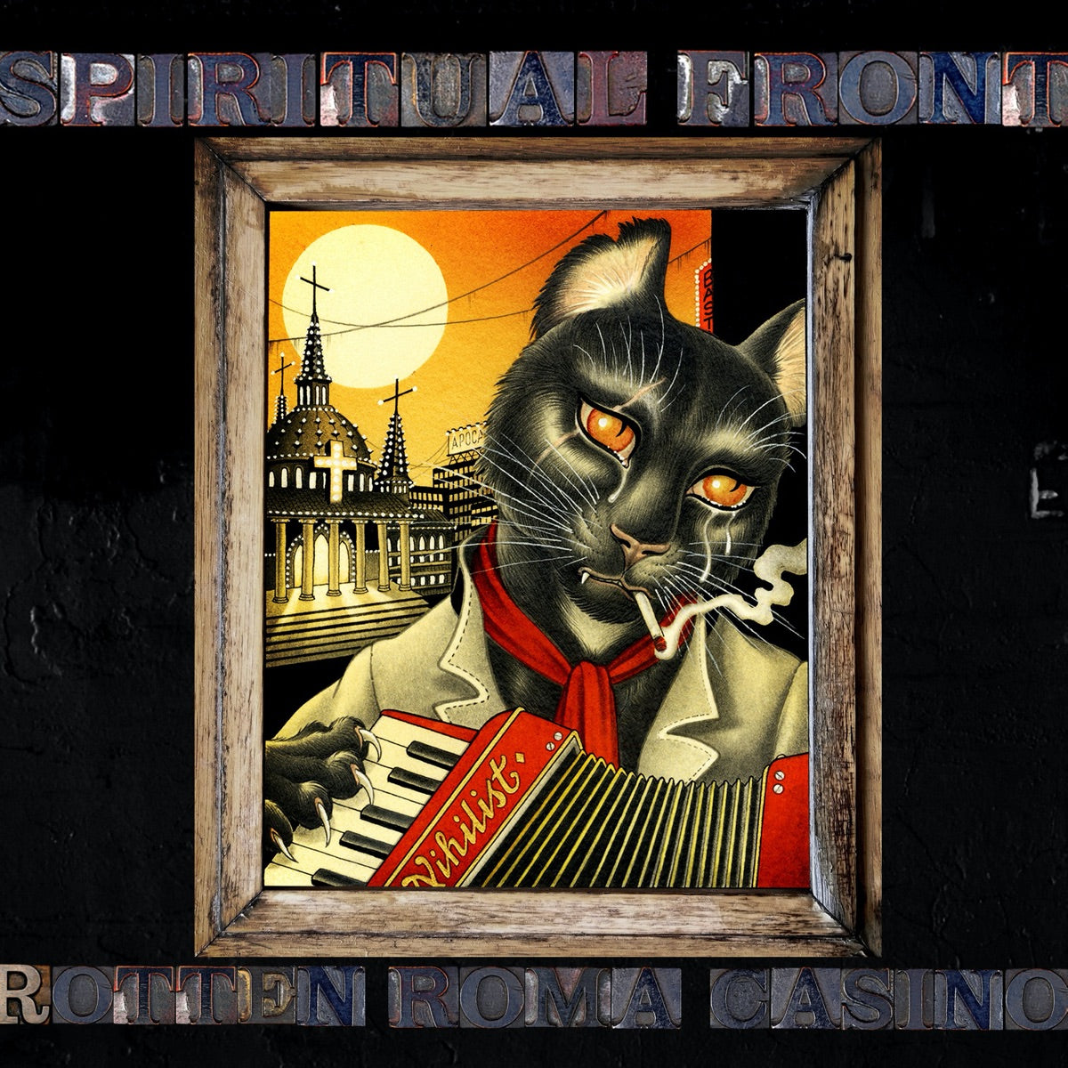 Spiritual Front — Rotten Roma Casino, vinyl LP album cover