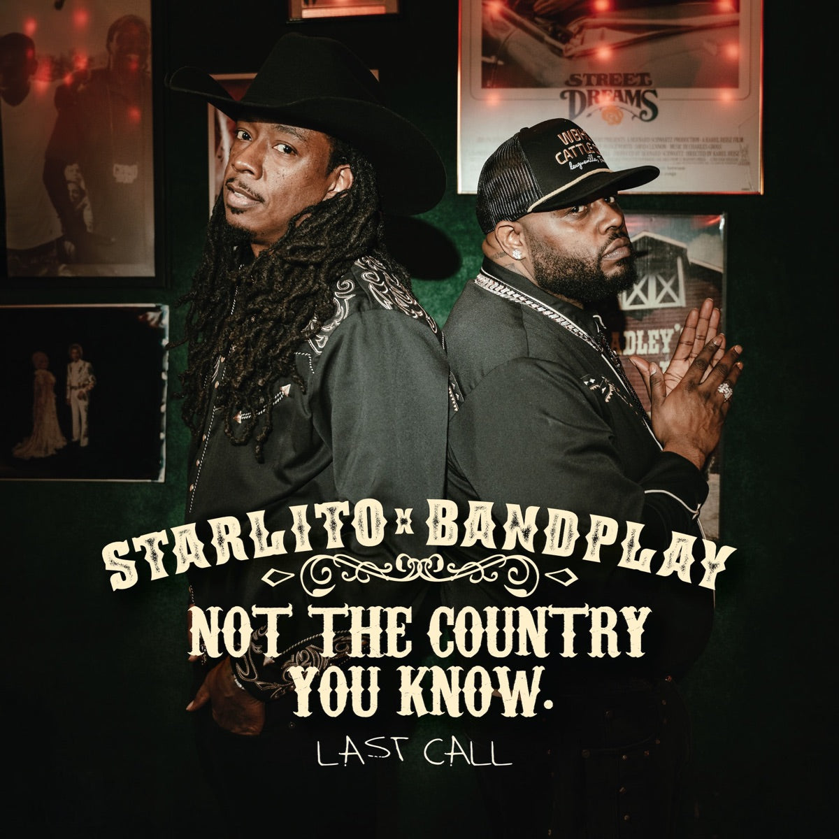 Starlito & Bandplay — Not The Country You Know: Last Call, vinyl LP album cover
