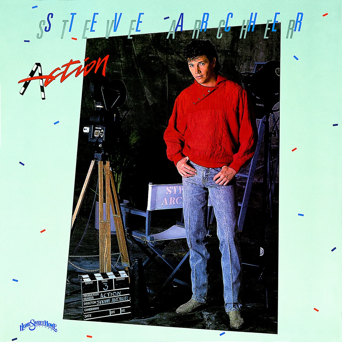 Steve Archer — Action, vinyl LP album cover