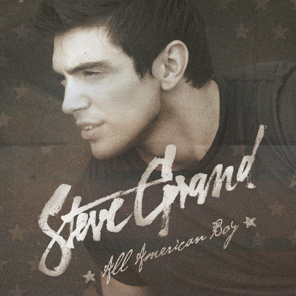 Steve Grand — All-American Boy, vinyl LP album cover