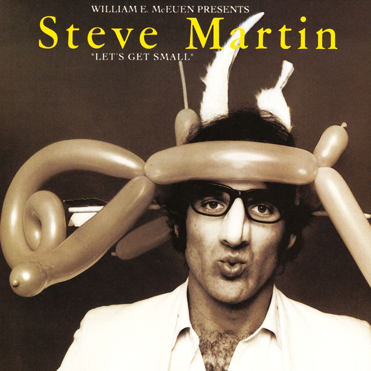 Steve Martin — Let's Get Small, vinyl LP album cover