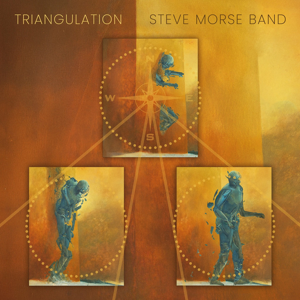 Steve Morse Band — Triangulation, vinyl LP album cover