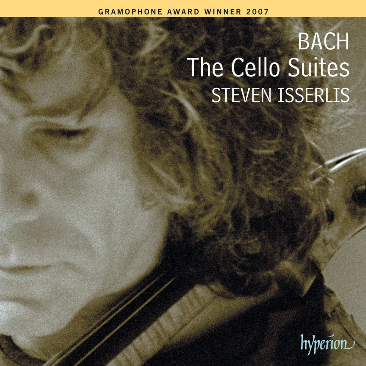 Steven Isserlis — Bach: Cello Suites 1-6, BWV 1007-1012, vinyl LP album cover