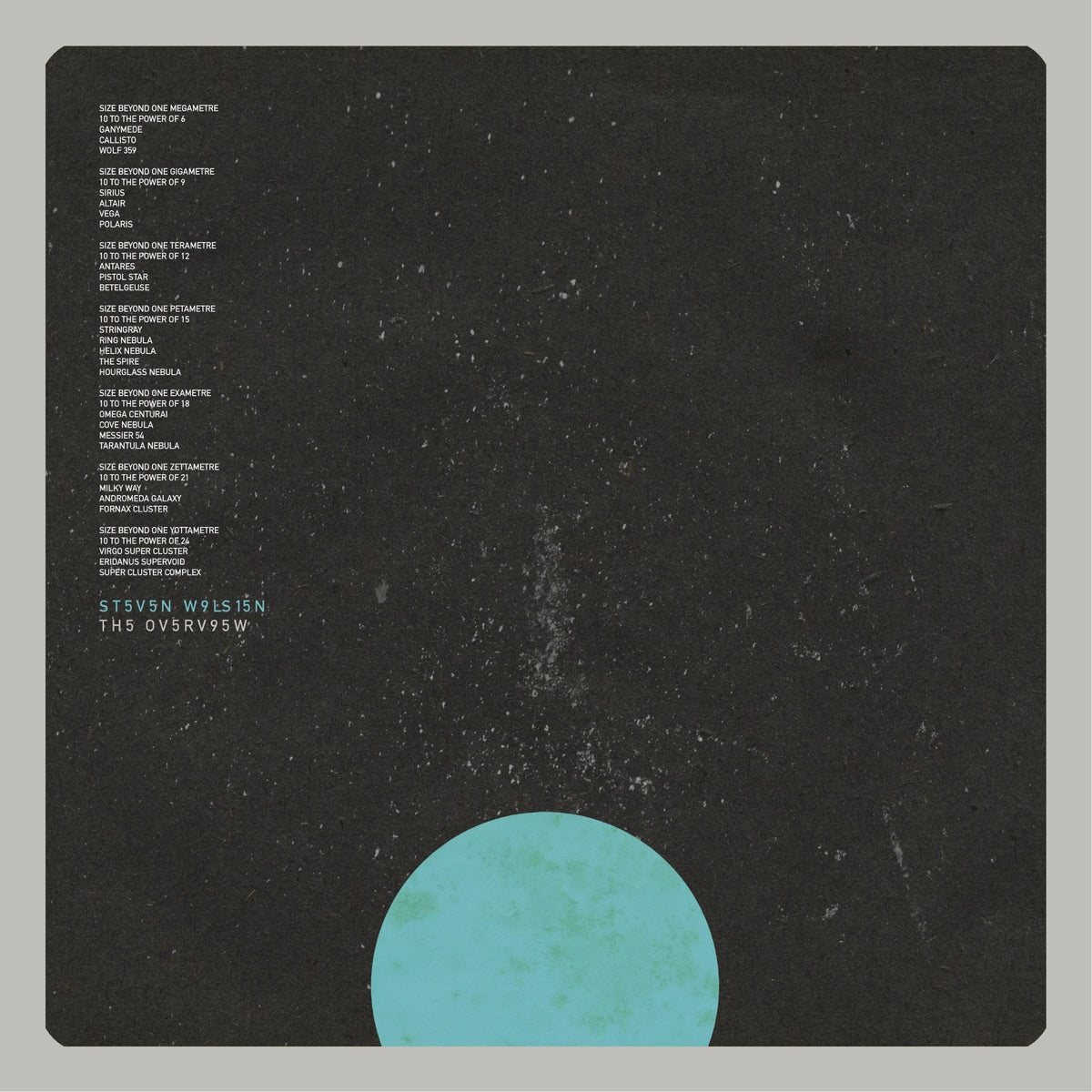 Steven Wilson — The Overview, vinyl LP album cover