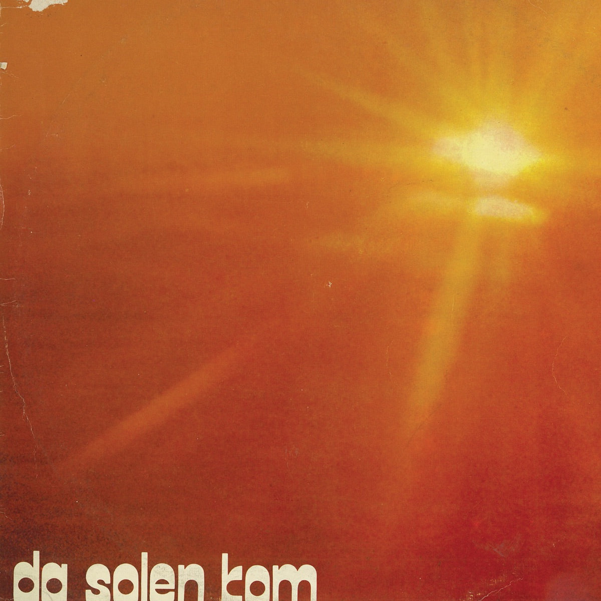 Stig & Steen — Da Solen Kom, vinyl LP album cover