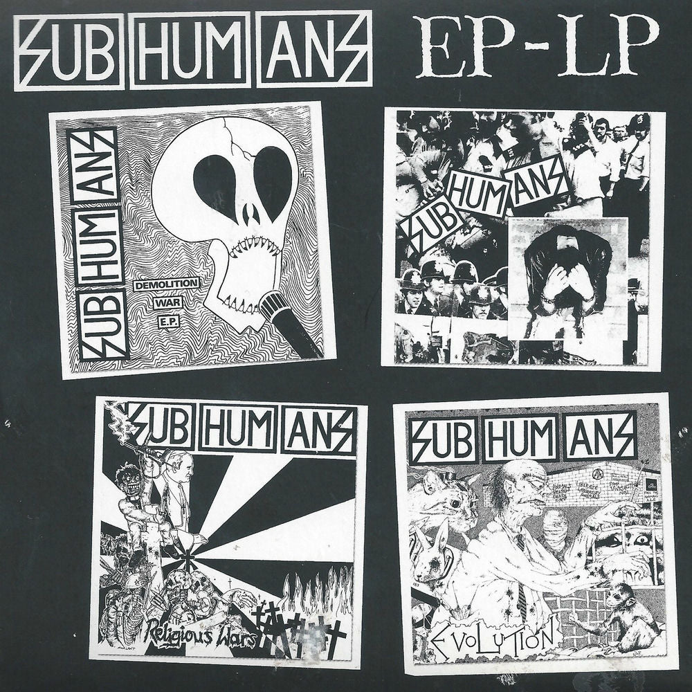 Subhumans — EP Lp, vinyl LP album cover