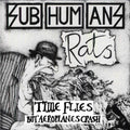 Subhumans — Time Flies but Aeroplanes Crash + Rats, vinyl LP album cover