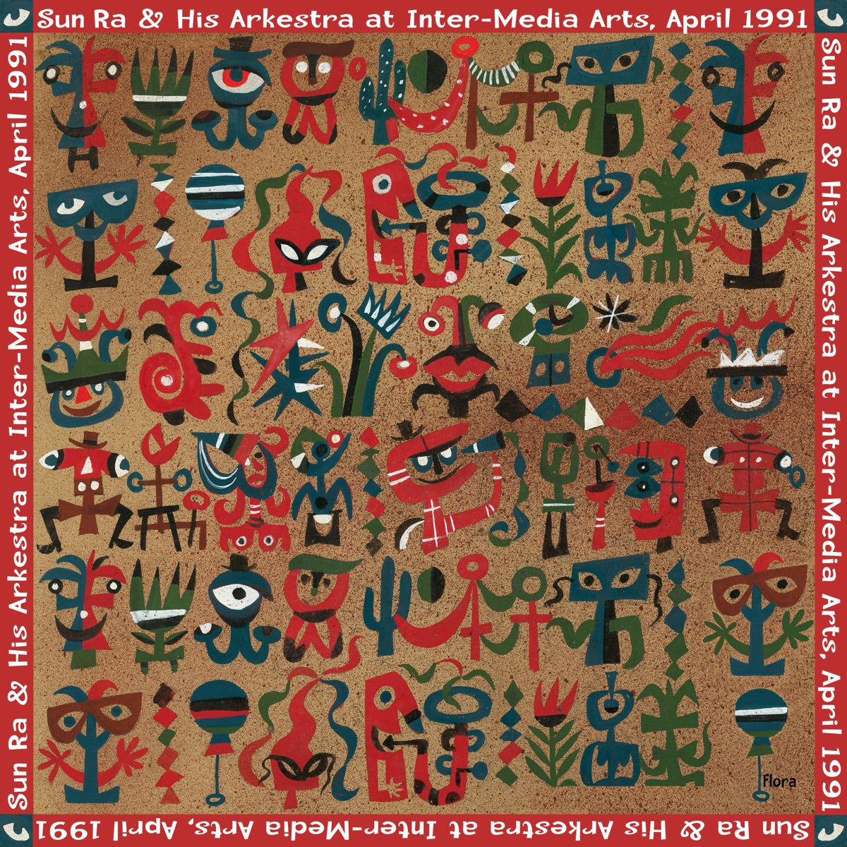 Sun Ra and His Arkestra — Sun Ra & His Arkestra at Inter-Media Arts, April 1991 (Live), CD album cover