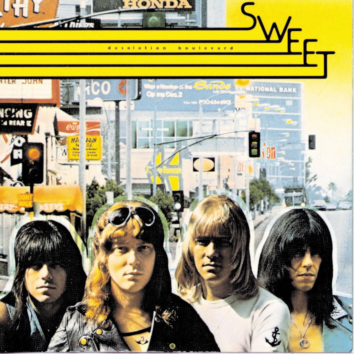 Sweet — Desolation Boulevard, vinyl LP album cover