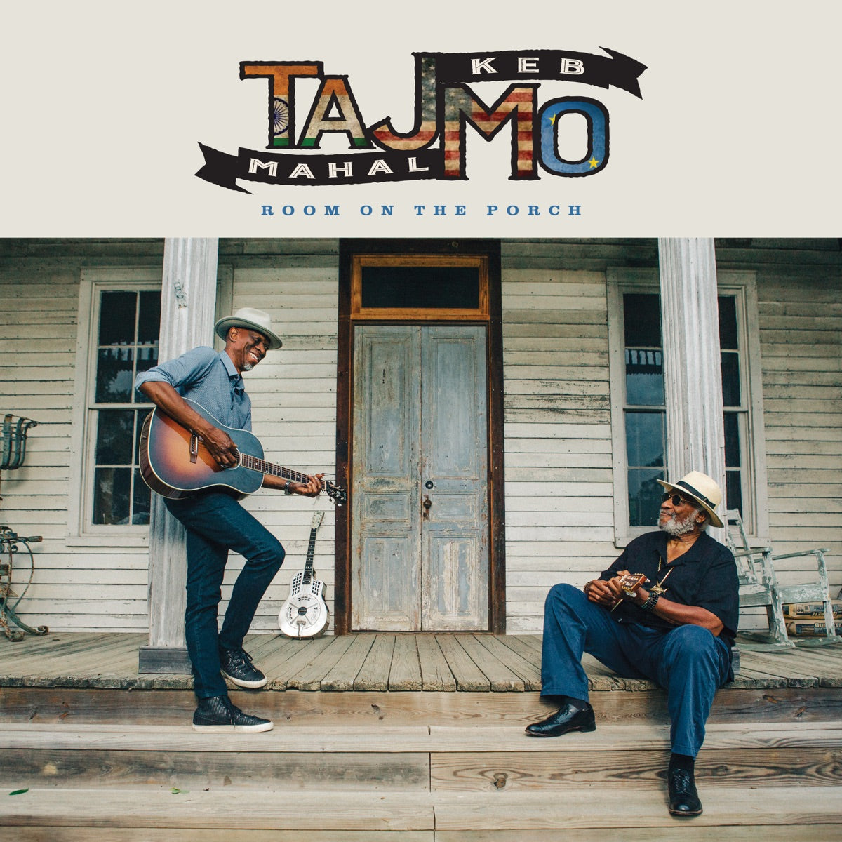 Taj Mahal & Keb' Mo' — Room On The Porch, vinyl LP album cover